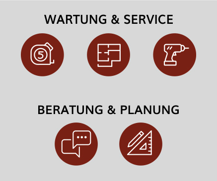 Wartung & Service, Beratung & Planung